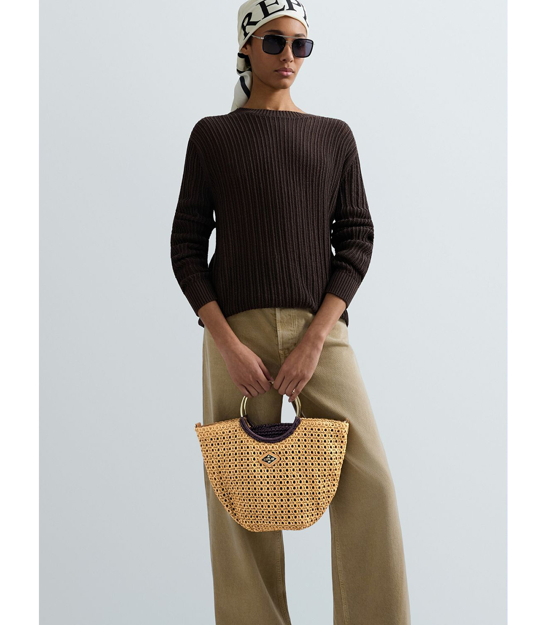 PUラフィアセットバッグ 詳細画像 ナチュラル 4